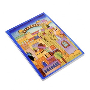 Writing Pad with a Scene of Jerusalem by Yair Emanuel Artists & Brands