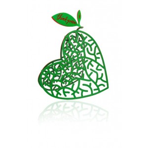 David Gerstein Think Green Heart Sculpture Artists & Brands