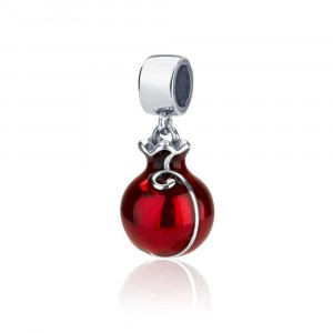 Pomegranate Charm in Sterling Silver World of Judaica Recommends