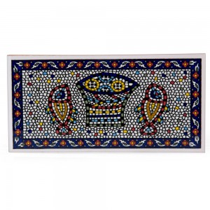 Armenian Ceramic Mosaic Fish Wall Hanging Tile Israeli Souvenirs