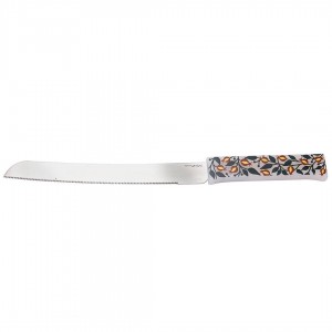 Dorit Judaica Challah Knife With Pomegranate Design Challah Knives