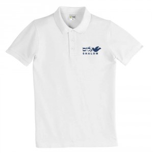 Shalom Polo Shirt With Dove (Variety of Colors) Israeli T-Shirts