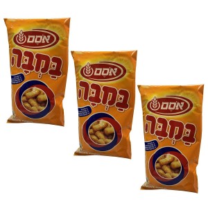 Three-Pack of Osem Bamba (Israel's Number 1 Snack) Israeli Food
