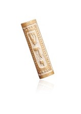 Jerusalem Stone Mezuzah with Divine Name of G-d and Scrollwork