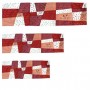 Yair Emanuel Pomegranate Themed Runner in Shades of Red