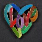 David Gerstein Heart of Love Brooch