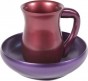 Yair Emanuel Mayim Acharonim Set in Red and Purple Anodized Aluminum