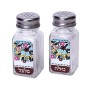 Dorit Judaica Salt and Pepper Shakers With Colorful Floral Design